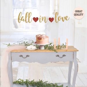 Fall in love banner